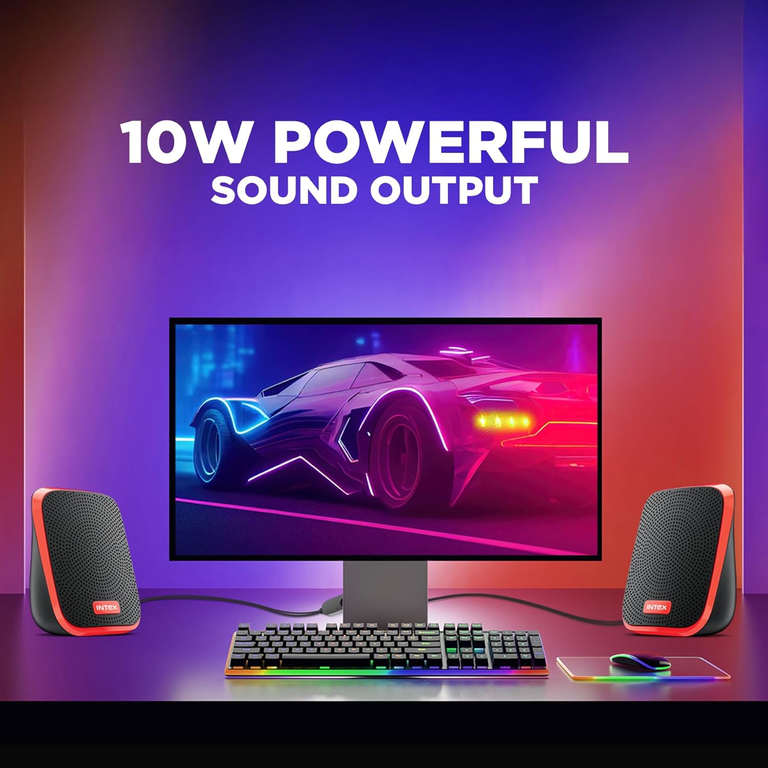 Intex IT-2202 SUF OS 2.1 Computer Speakers view 2